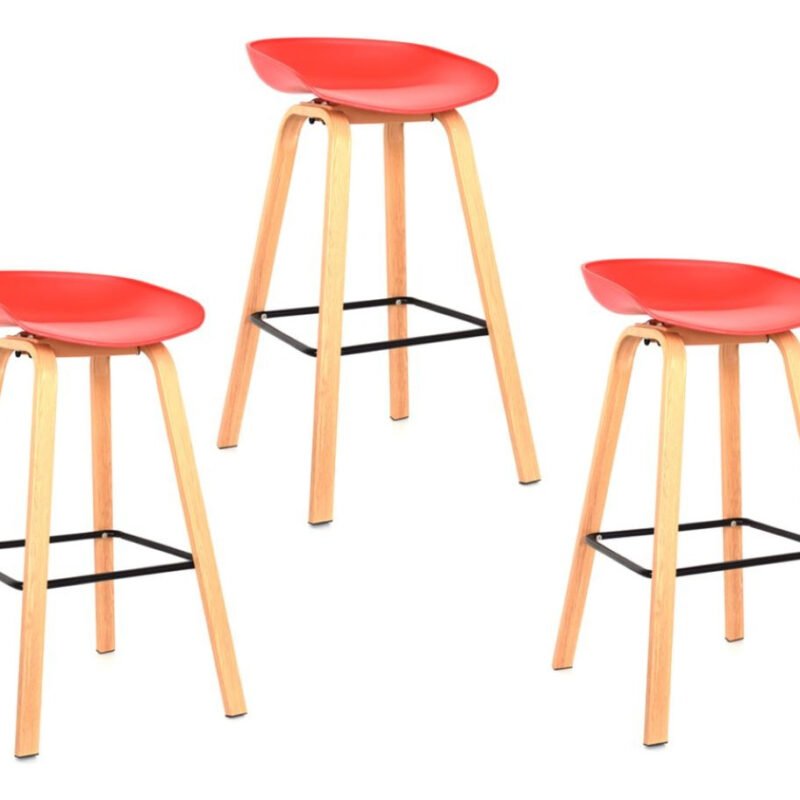 Silla De Bar Anderson Por John Lewis – Azul, Giratoria, Ajustable Y Tapizada (Artículo De Exposición Con Detalles Estéticos)