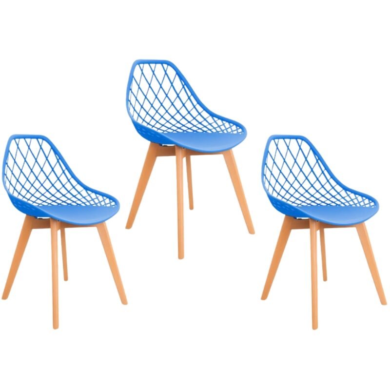 Set X3 Silla Comedor Firenze Azul