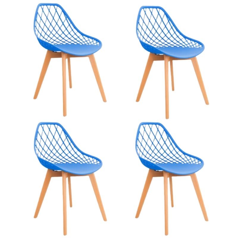 Set X4 Silla Comedor Firenze Azul