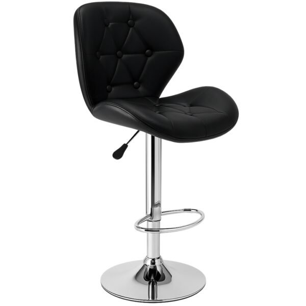 Silla Bar Bari Botones Negra X2 Moblihouse - Image 5