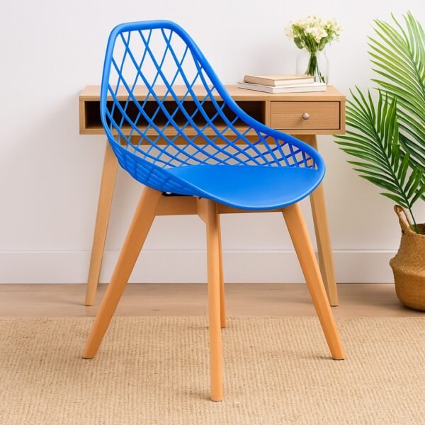 Set X2 Silla Comedor Firenze Azul - Image 2
