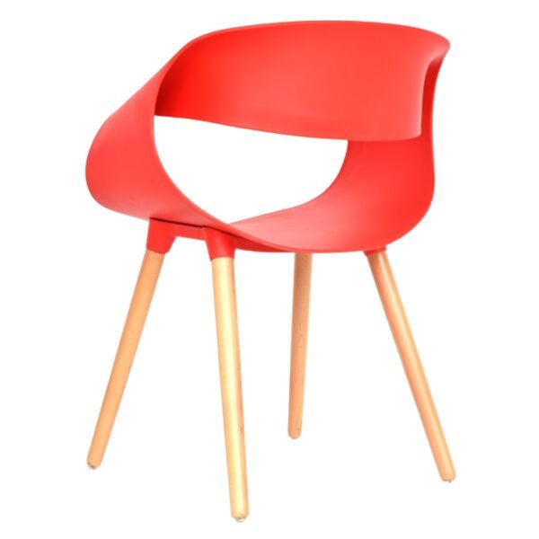 Silla Para Comedor Moderna Parma Roja - Image 3