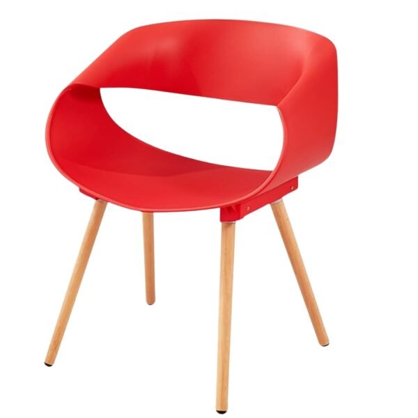Silla Para Comedor Moderna Parma Roja - Image 5
