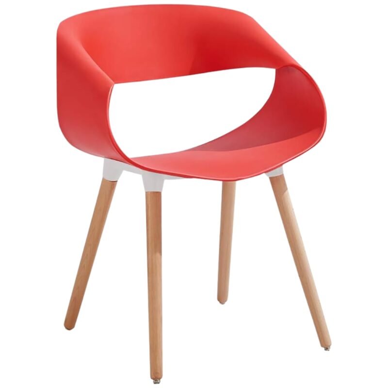 Silla Para Comedor Moderna Parma Roja