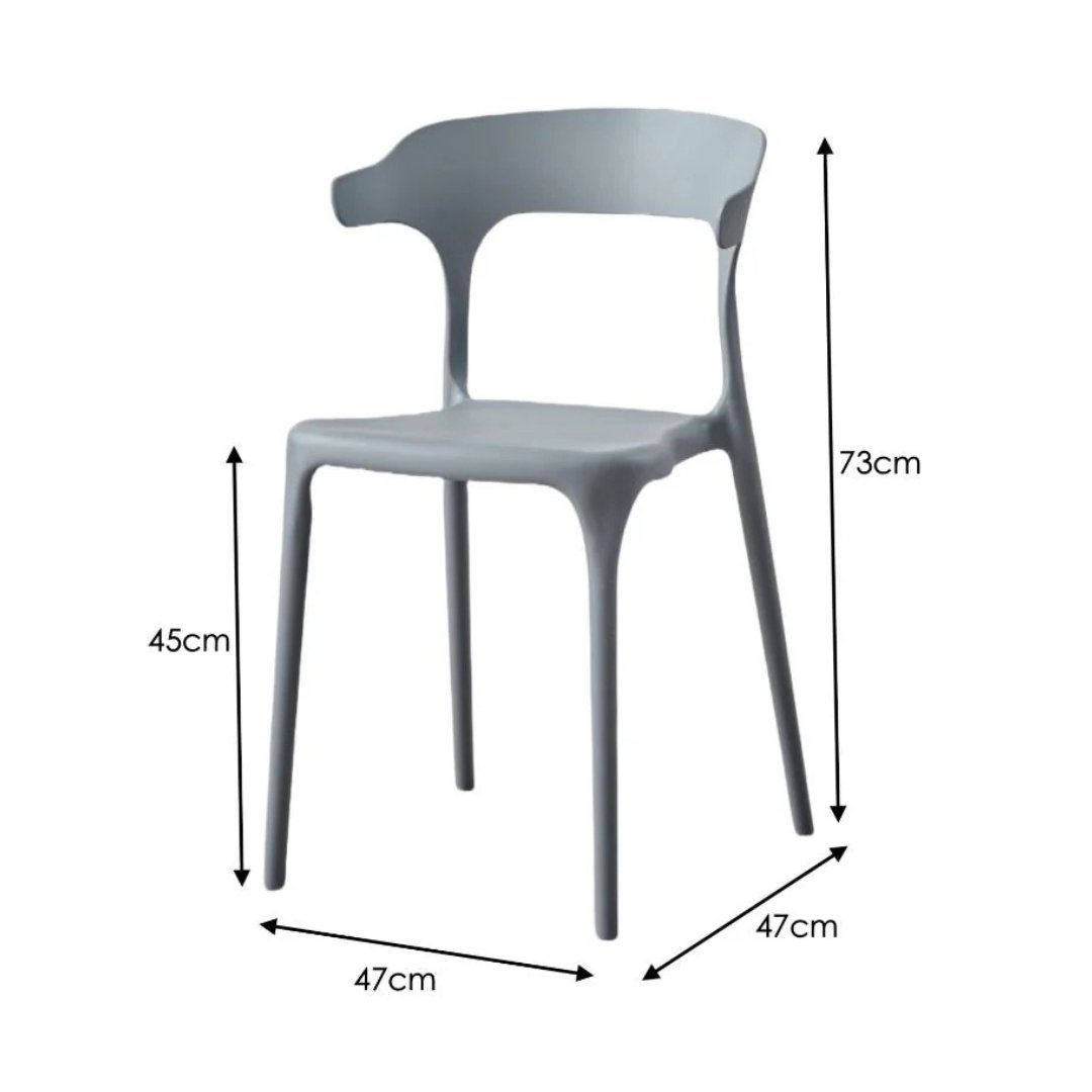 Silla De Comedor Génova Apilable Para Interior y Exterior - Image 5