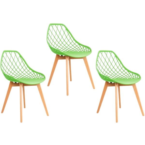 Set X3 Silla Comedor Firenze Verde