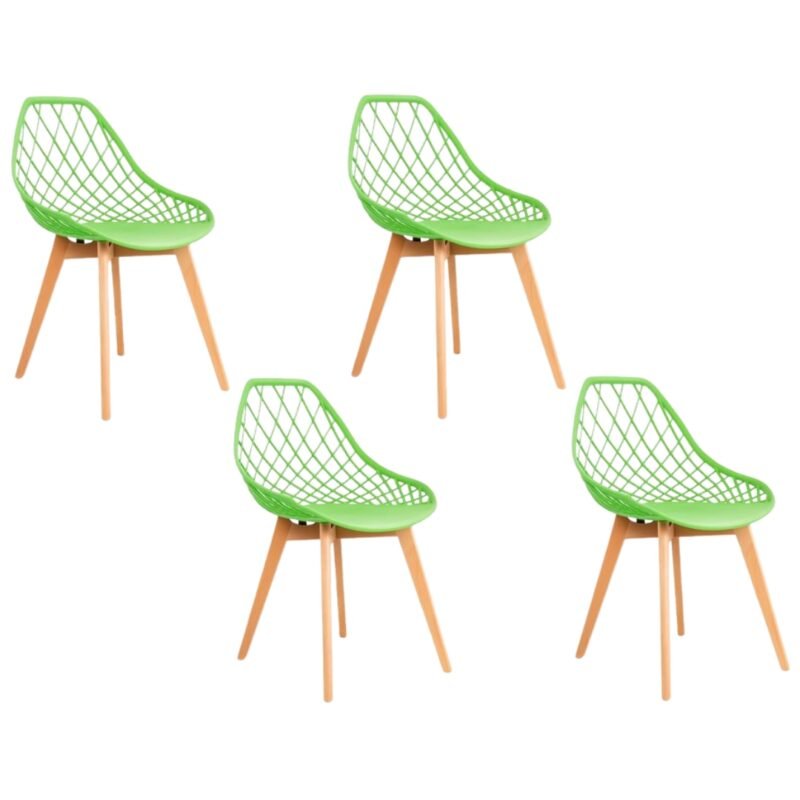 Set X4 Silla Comedor Firenze Verde