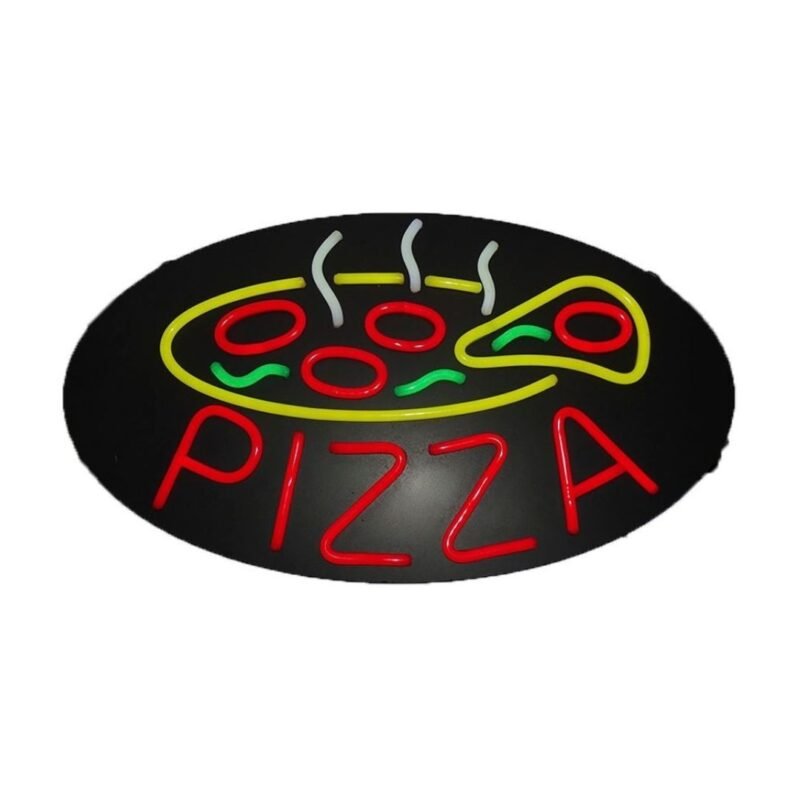 Aviso Led Tipo Neon Pizza Porcion Moblihouse