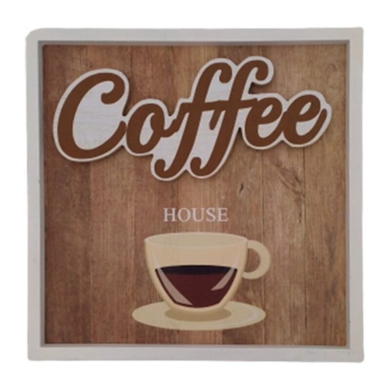 Cuadro 40×40 Café 3d Moblihouse