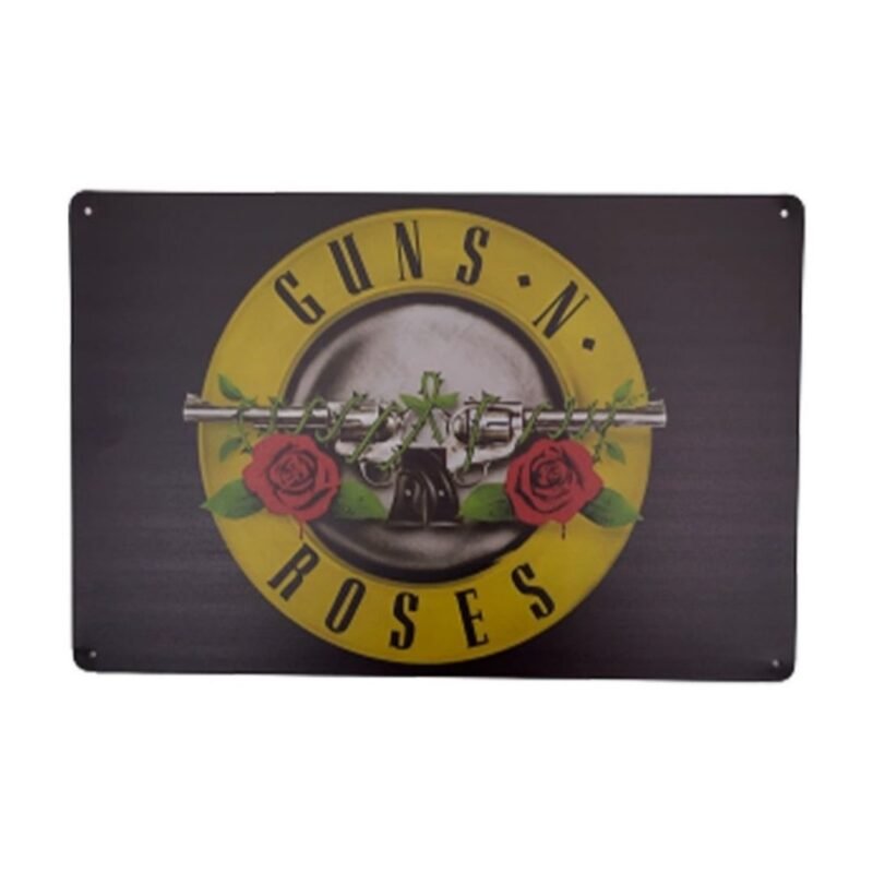 Placa Pequeña Guns And Roses Moblihouse