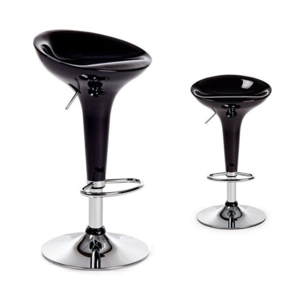 Silla Bar Sale Espaldar Negro X2 Moblihouse