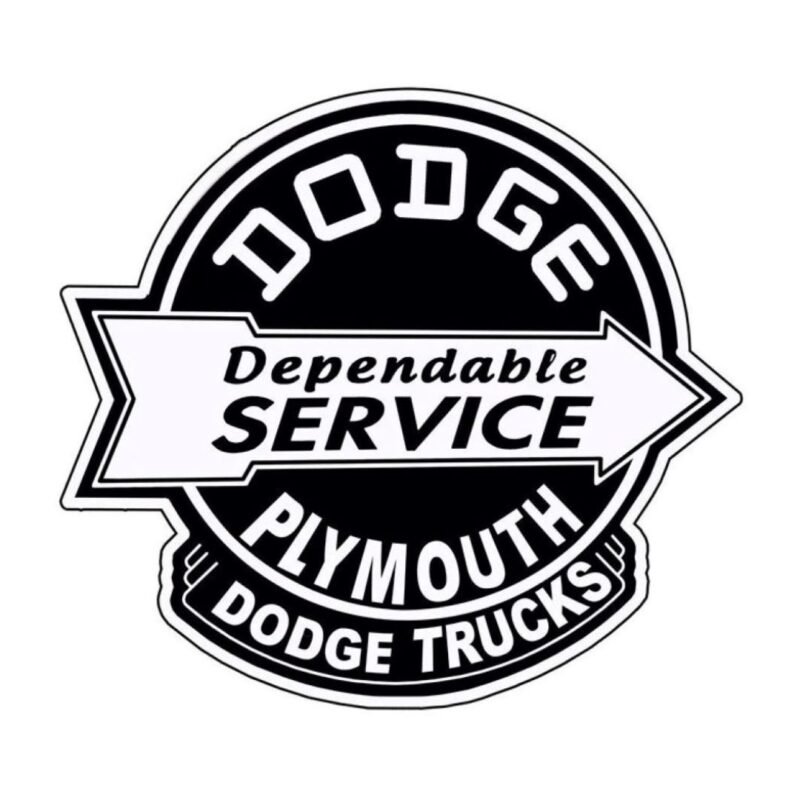 Placa Dodge Vintage Decorativa Pared