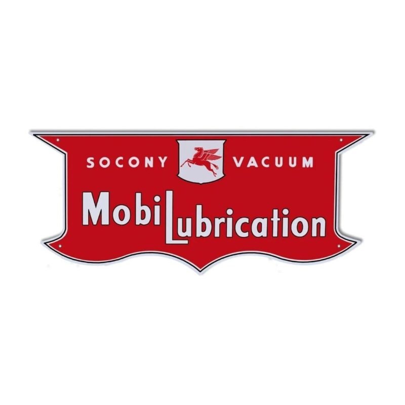 Placa Mobi Lubrication Vintage Decorativa Pared