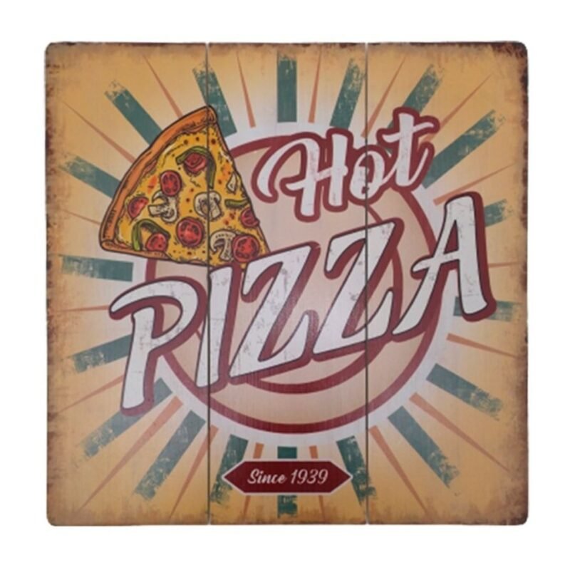 Retablo 40×40 Hot Pizza Moblihouse