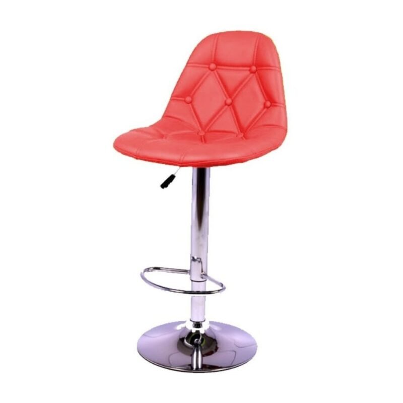 Silla Bar Botones Rojo Moblihouse