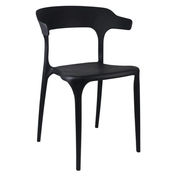 Silla Comedor Genova Negra Moblihouse