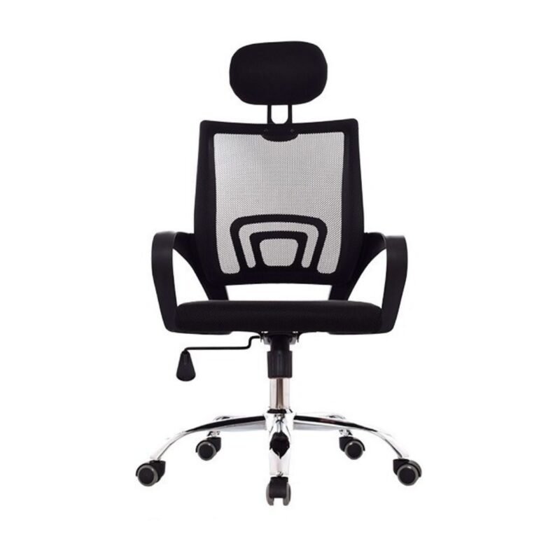 Silla De Oficina Ejecutiva Malla Negra Ergonómica