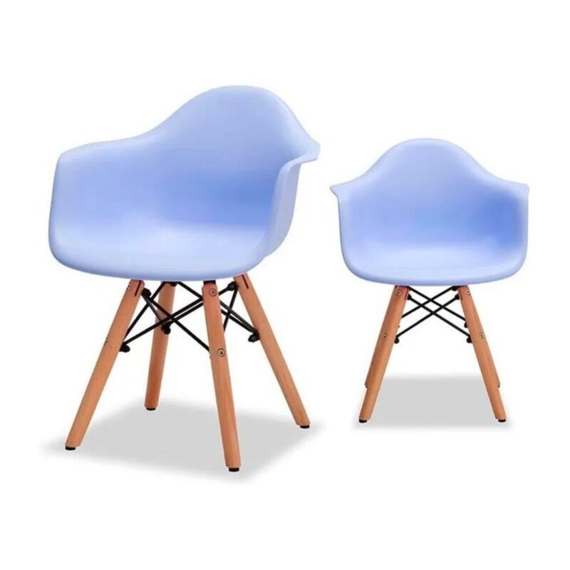 Silla Eames Kids Con Brazos X2