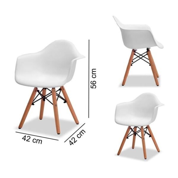 Silla Eames Kids Con Brazos X3 - Image 3