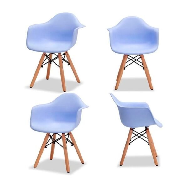 Silla Eames Kids Con Brazos X4