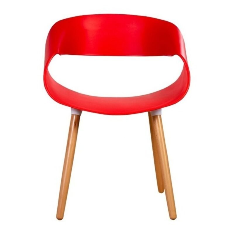 Silla Para Comedor Moderna Minimalista Pp Roja