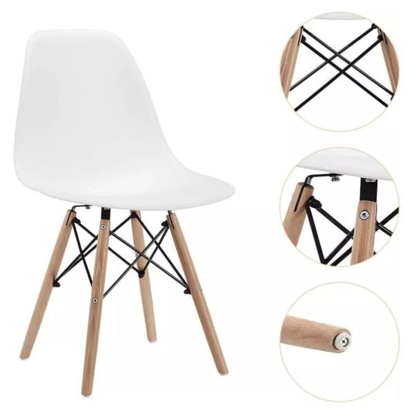 Sillas Eames  Comedor X4 - Image 4