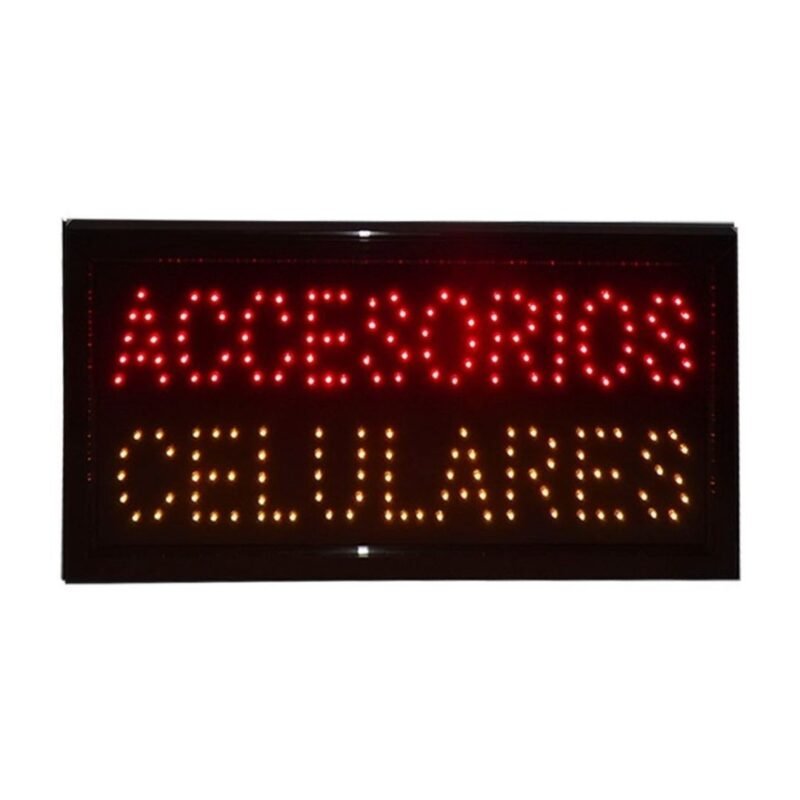 Aviso Led 48×25 Accesorios Celulares