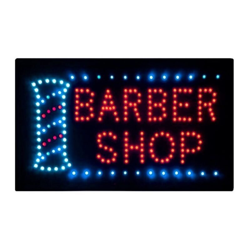 Aviso Led 48×25 Barber Shop