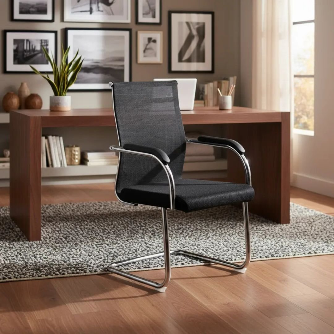 Silla Interlocutora Premium Negra - Image 2