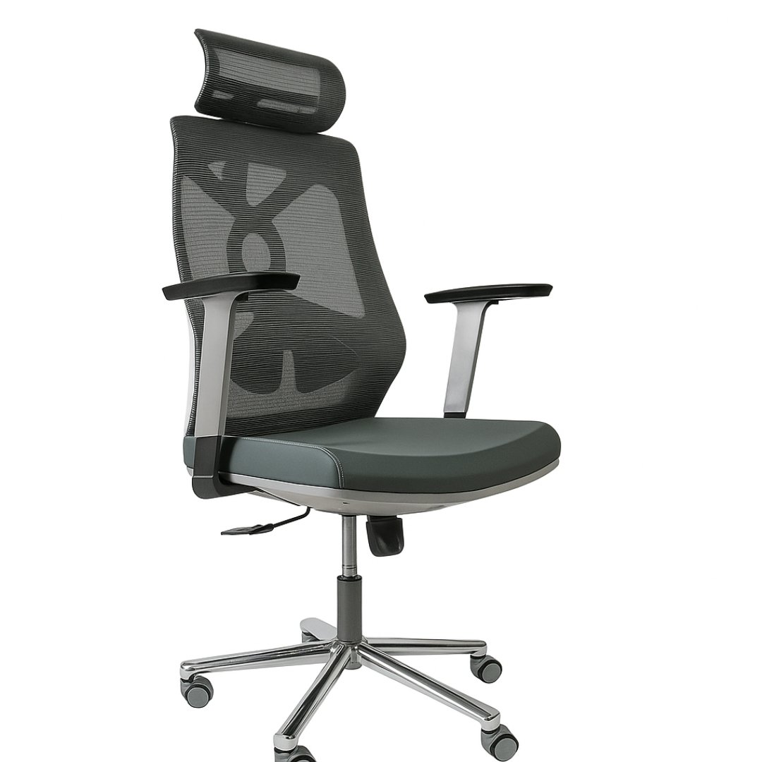 Silla Gerente Dubai Gris - Image 11