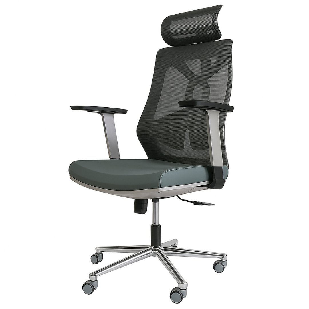 Silla Gerente Dubai Gris - Image 6