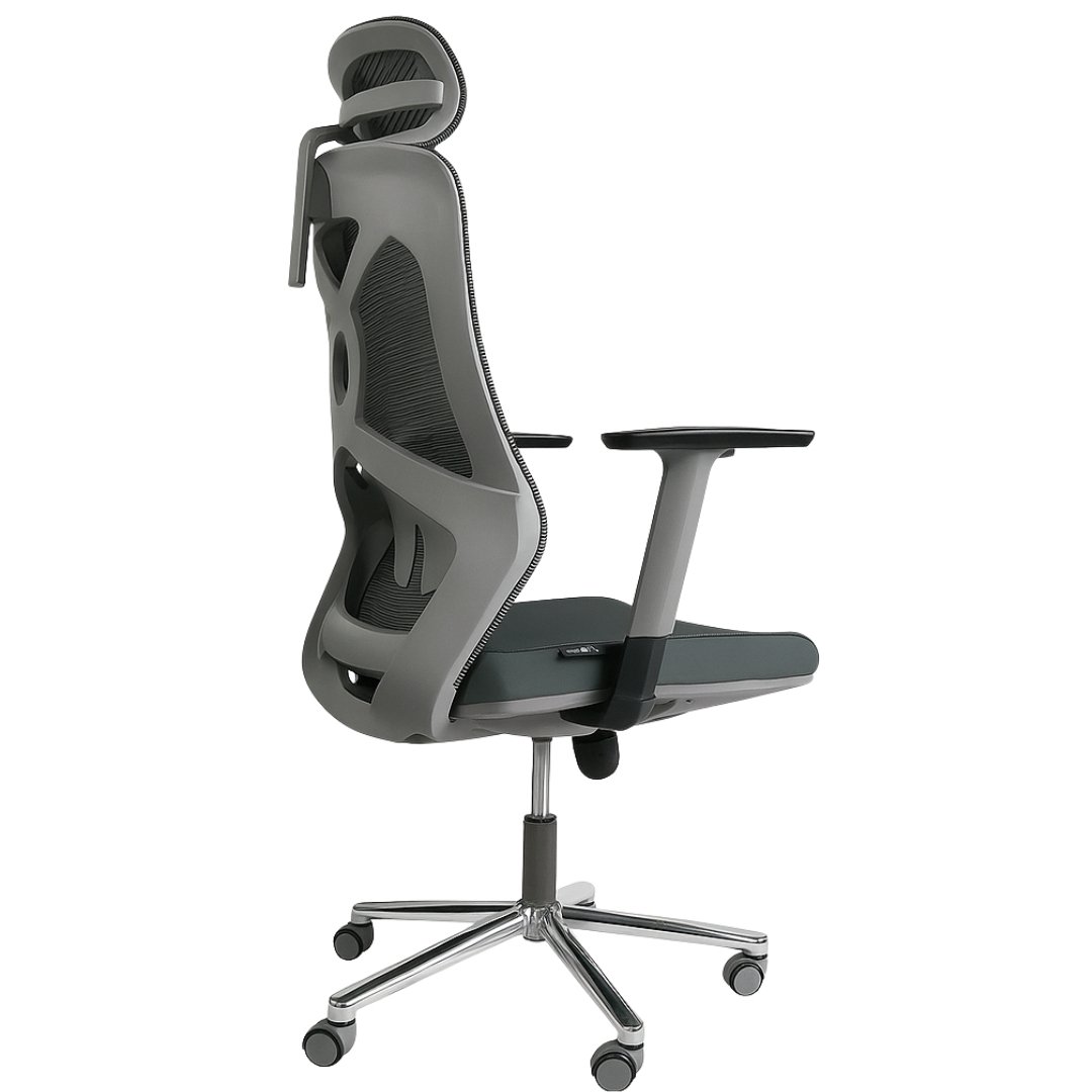 Silla Gerente Dubai Gris - Image 4