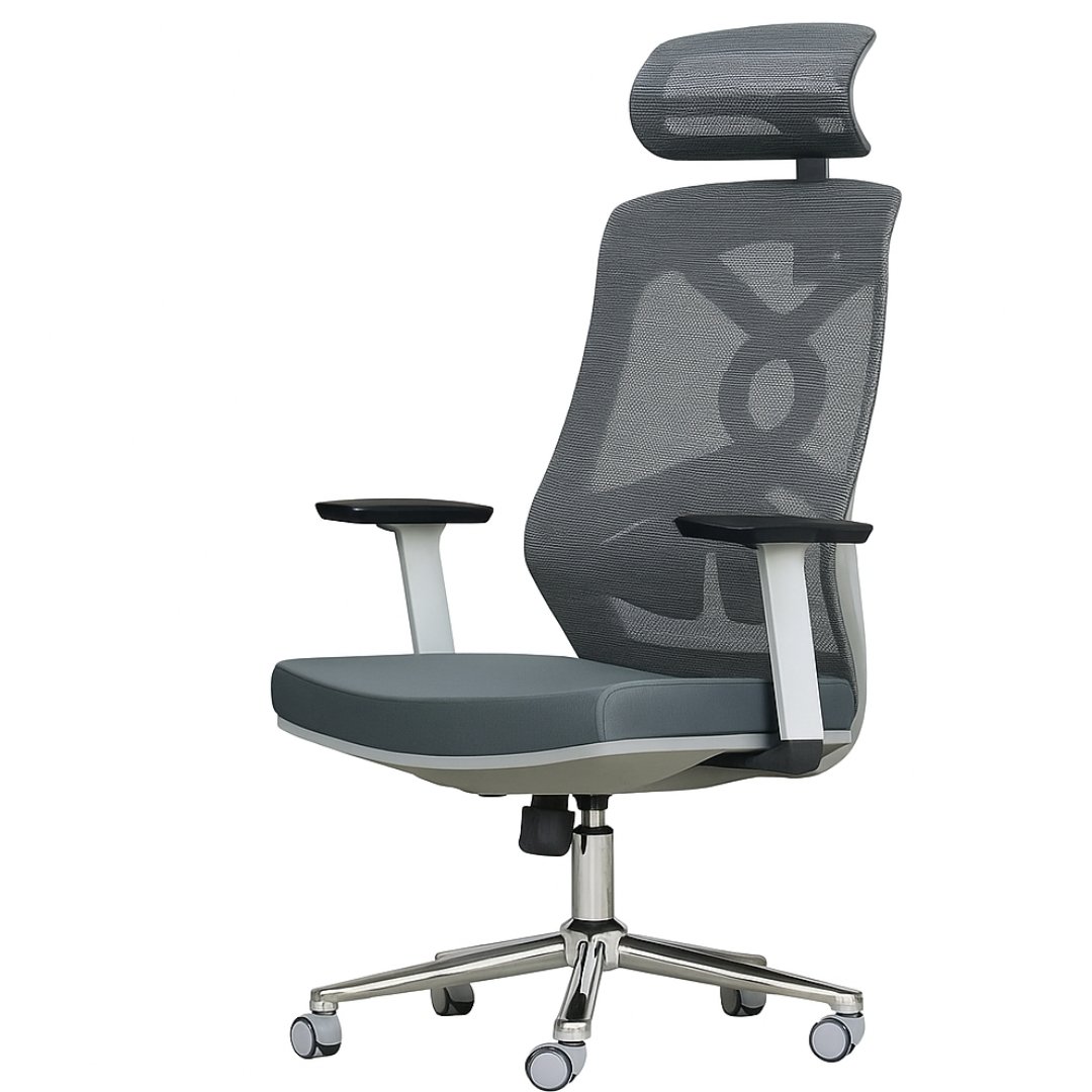 Silla Gerente Dubai Gris - Image 3