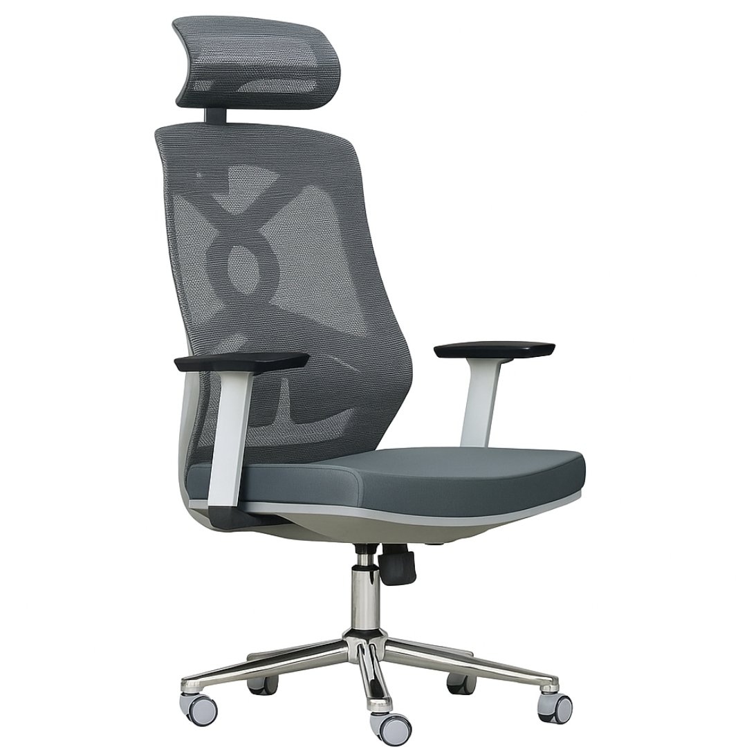 Silla Gerente Dubai Gris - Image 9