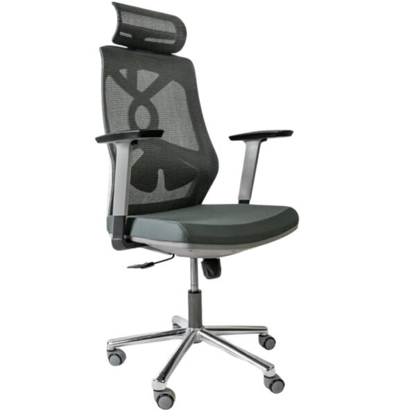Silla Gerente Dubai Gris - Image 4