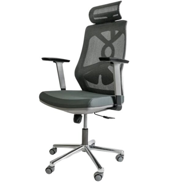 Silla Gerente Dubai Gris - Image 3