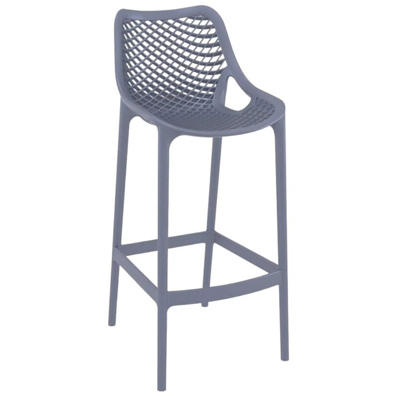 Butaco Bar En Polipropileno Inyectado Nest Gris