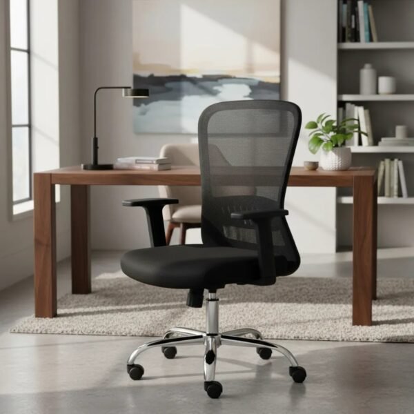 Silla De Oficina Secretarial Ergofit Plus Brazo Graduable - Image 2