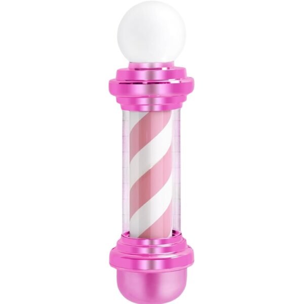 Cilindro Luminoso Rosado Para Barbería Toque Moderno 60cm - Image 4