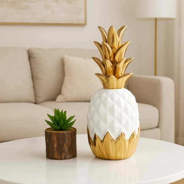 Set X2 Piñas Decorativas Luxury Diseño Exclusivo 33cm Y 27cm - Image 3