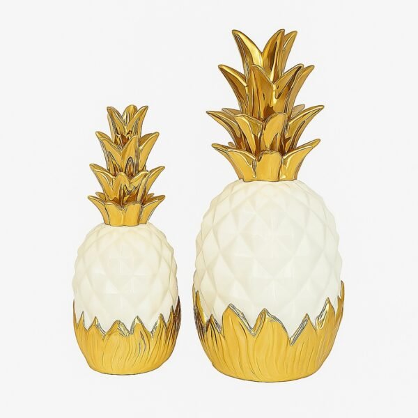 Set X2 Piñas Decorativas Luxury Diseño Exclusivo 33cm Y 27cm - Image 6