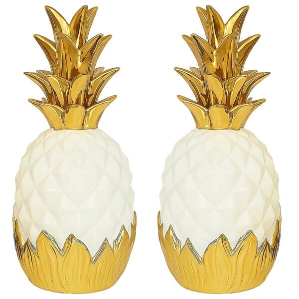 Set X2 Piñas Decorativas Luxury Diseño Exclusivo 33cm Y 27cm - Image 4