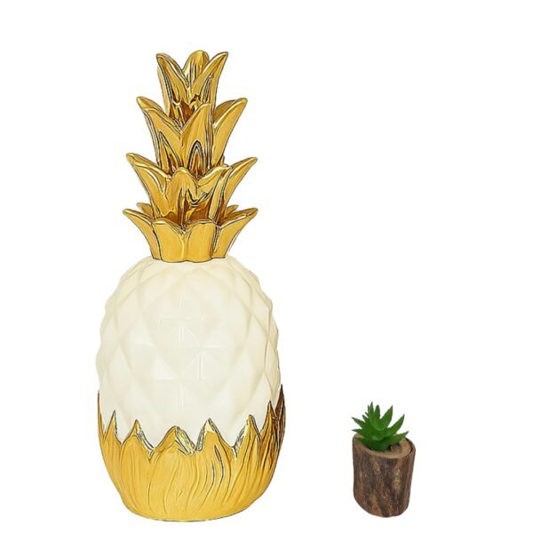 Set X2 Piñas Decorativas Luxury Diseño Exclusivo 33cm Y 27cm - Image 7