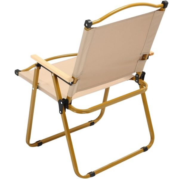 Silla Plegable Premium De Exterior Beige Camping Picnic Portátil - Image 10