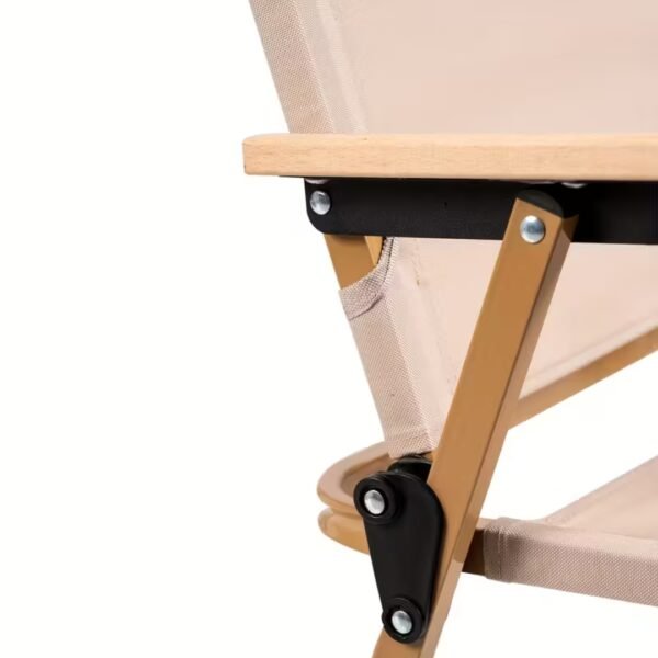 Silla Plegable Premium De Exterior Beige Camping Picnic Portátil - Image 4