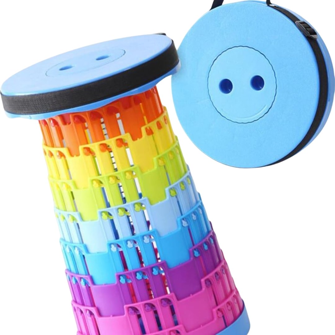 Taburete Portátil Multiusos Moderno Y Resistente Color Azul - Image 7