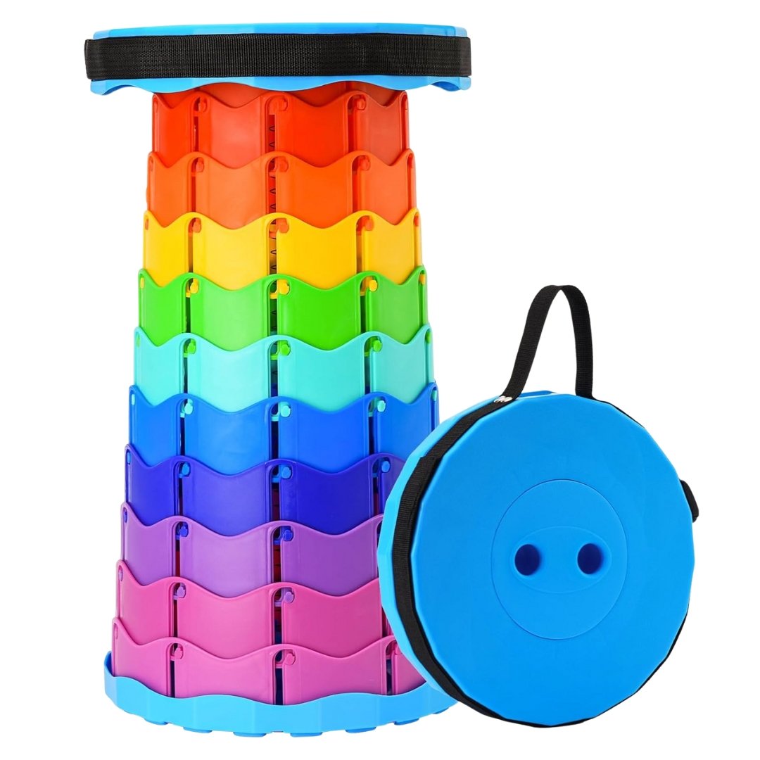 Taburete Portátil Multiusos Moderno Y Resistente Color Azul - Image 6