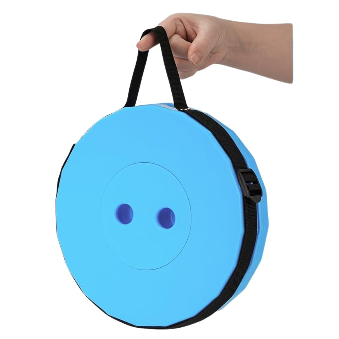 Taburete Portátil Multiusos Moderno Y Resistente Color Azul - Image 3