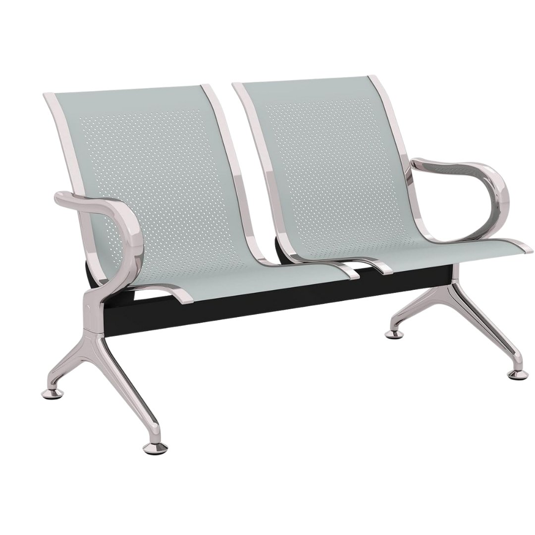 Silla Tandem 2 Puestos Espera Alto Trafico Metalica Aaa - Image 3