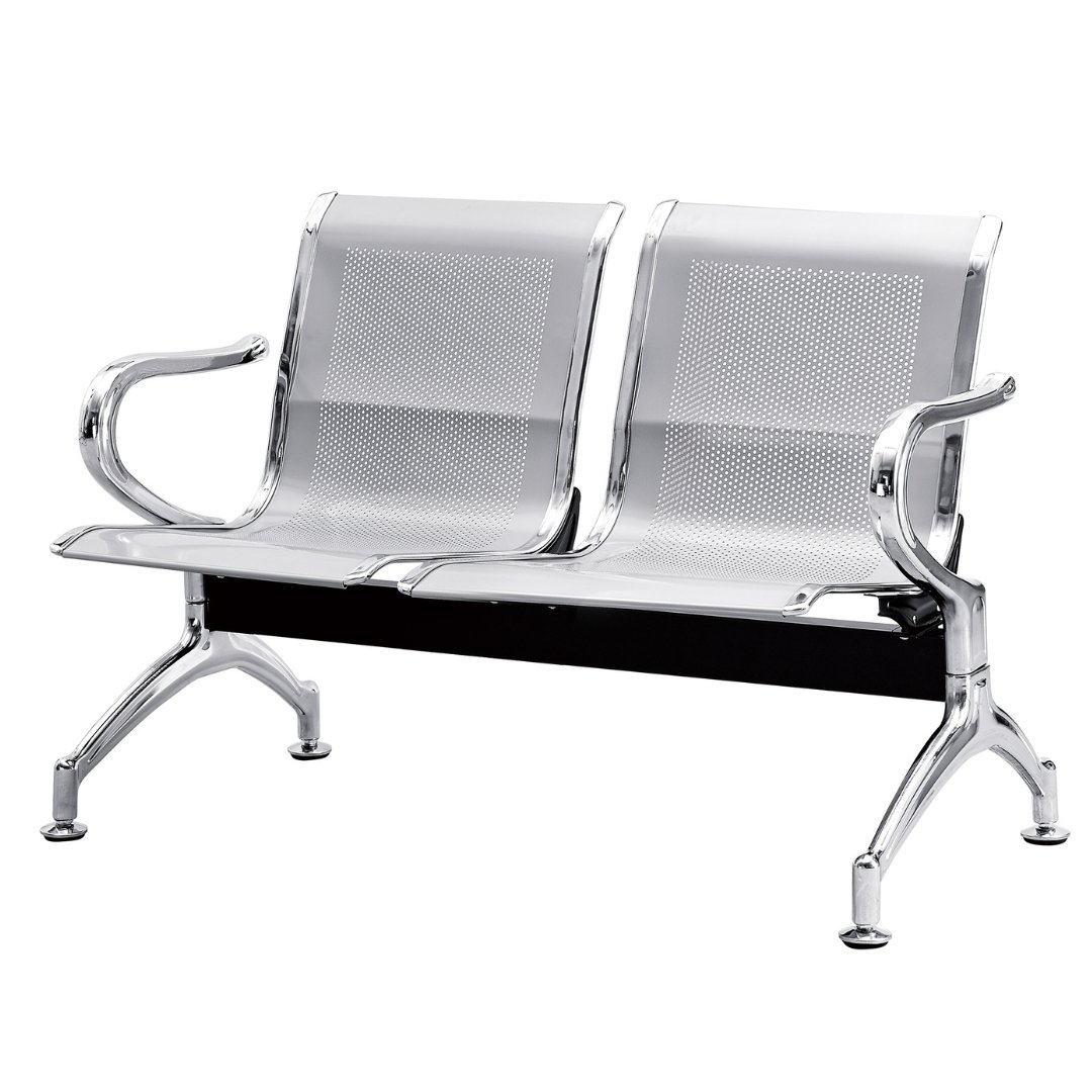 Silla Tandem 2 Puestos Espera Alto Trafico Metalica Aaa - Image 10